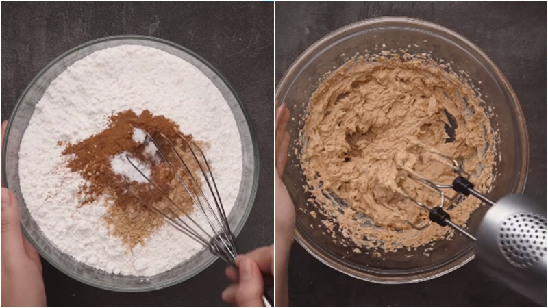 Công đoạn trộn bột khô