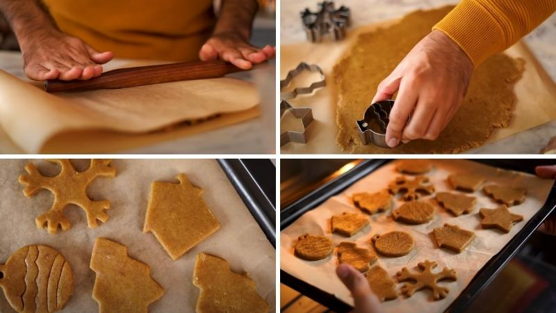 Công đoạn tạo hình bánh và nướng