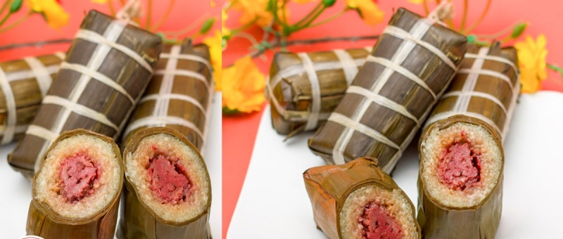 Bánh tét chuối sứ