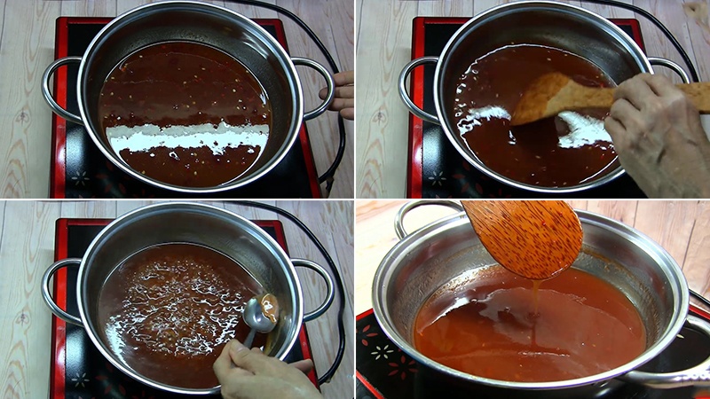 Nấu nồi nước sốt me