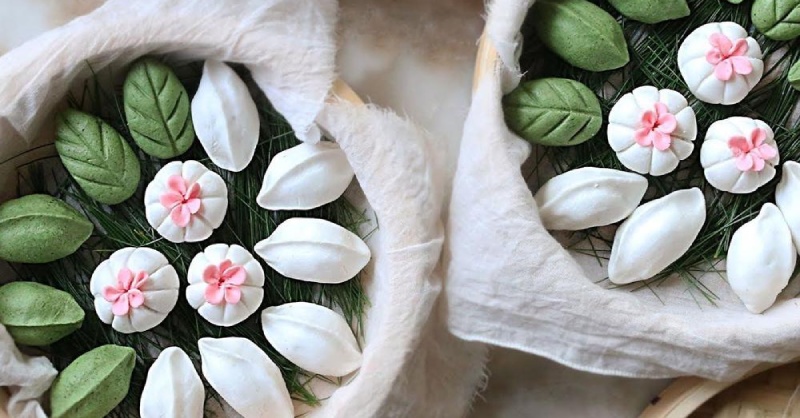 Bánh Trung thu Songpyeon được xếp đều trong khay