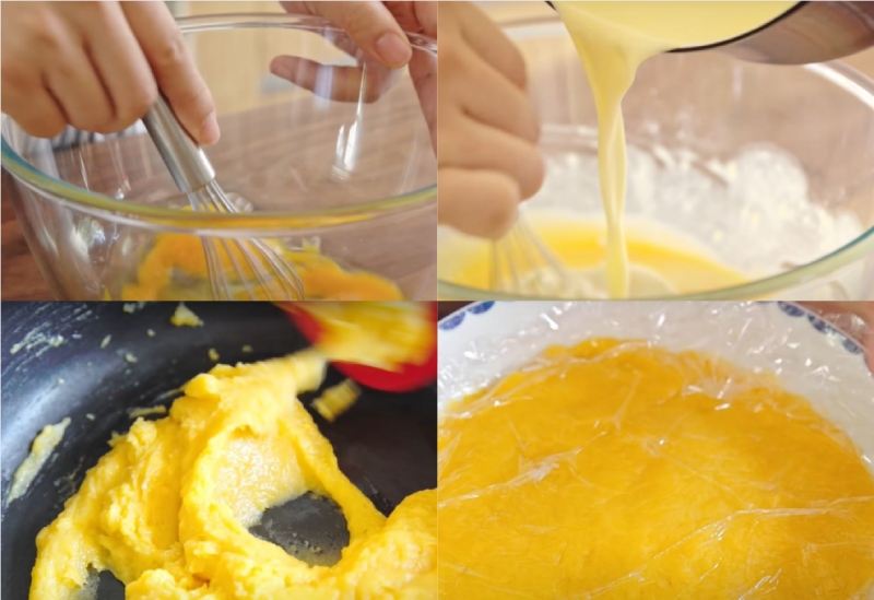 sên nhân custard sánh lại