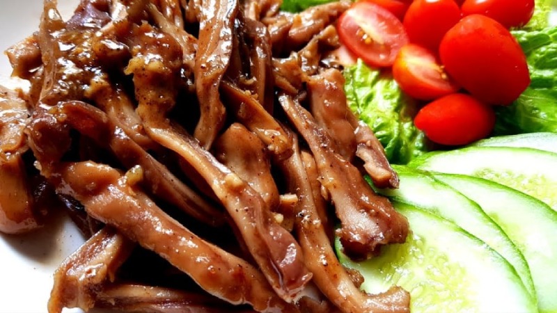 Bao tử heo rim nước mắm đậm đà thơm ngon