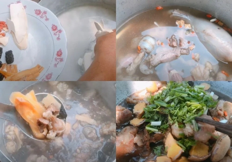 hầm bím bò tùy thuộc vào loại nồi