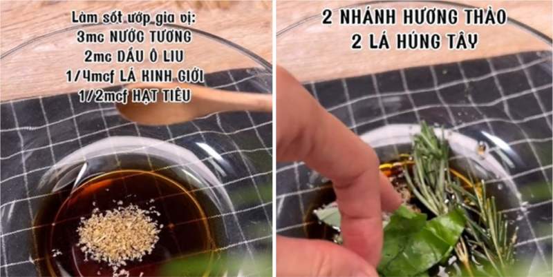 Pha chế sốt ướp gia vị