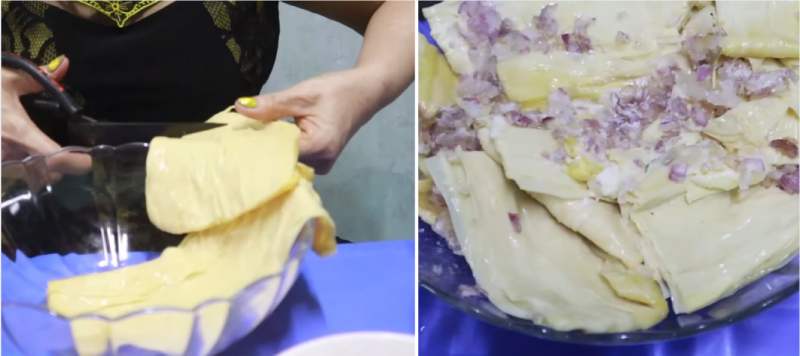 Tiến hành sơ chế tàu hũ ky