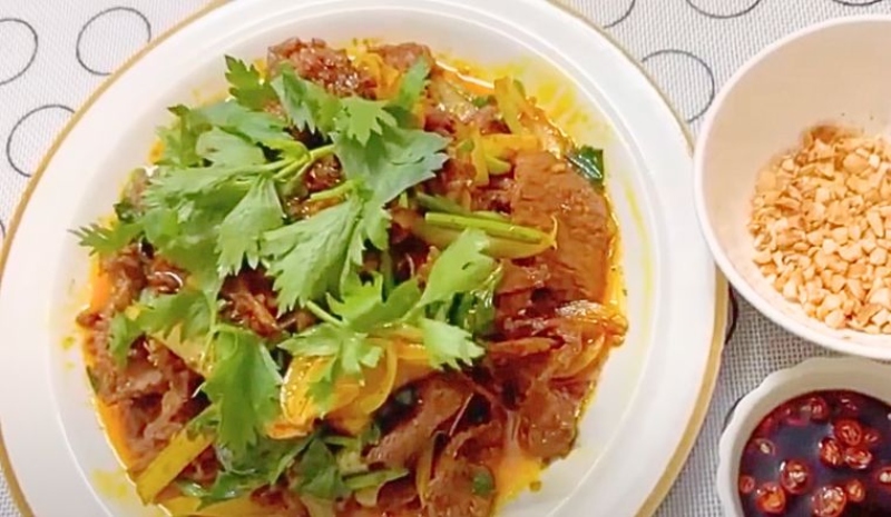 thịt bò xào lăn thơm nồng vị cà ri cực hấp dẫn