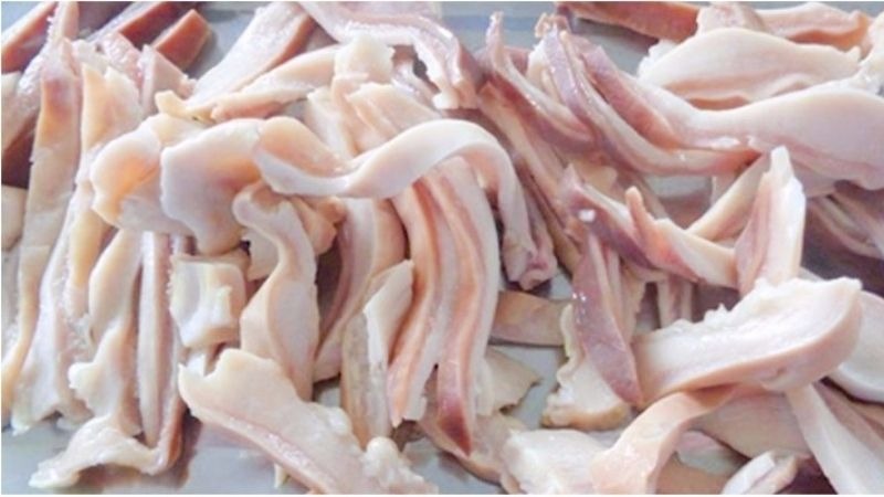 Lòng heo tươi ngon nguyên liệu chính