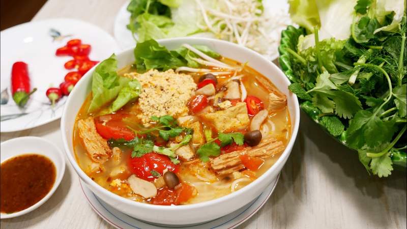 Khám phá cách làm bún riêu chay thanh ngon hấp dẫn