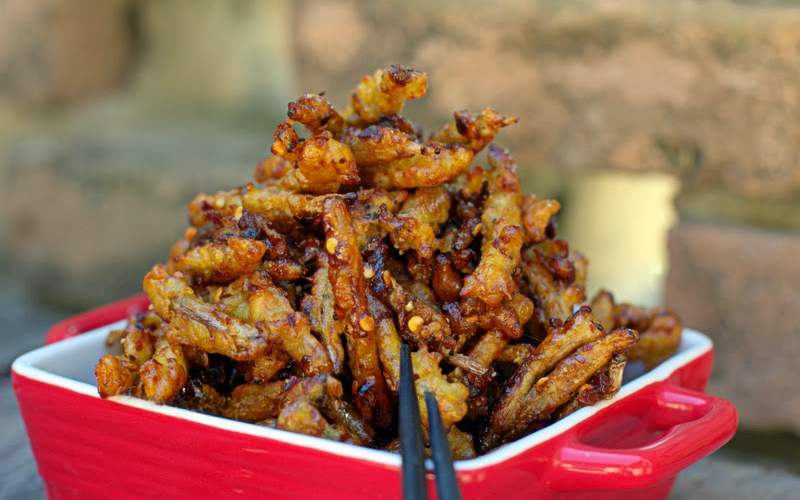 Thành phẩm cá bống chay kho tiêu từ hoa chuối hấp dẫn