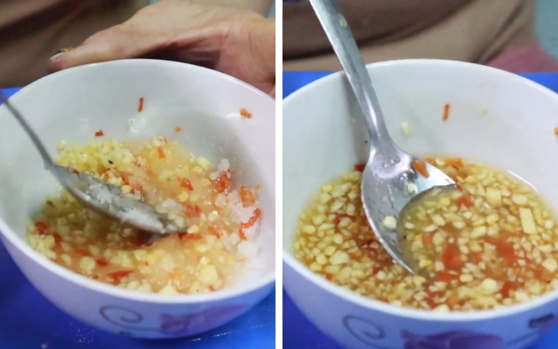 làm mắm chay chấm cá