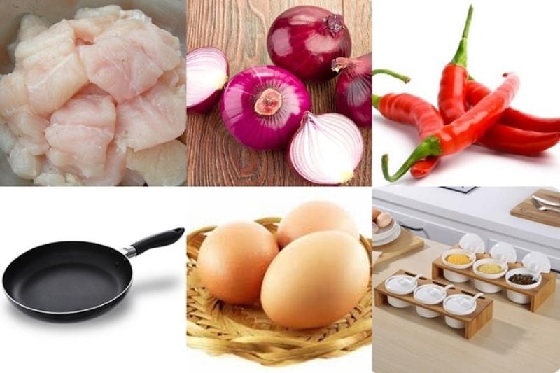 Chuẩn bị nguyên liệu làm cá viên chiên giòn