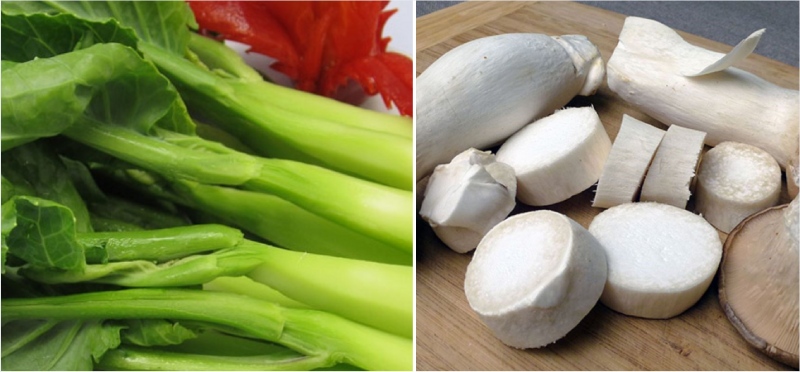 sơ chế các nguyên liệu