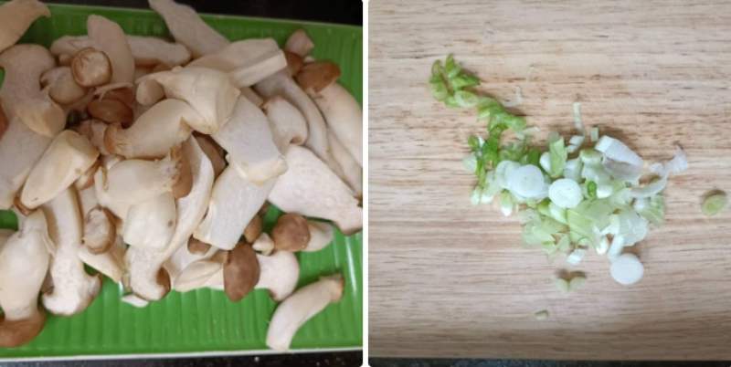Sơ chế nguyên liệu làm canh bún chay riêu đậu hũ non