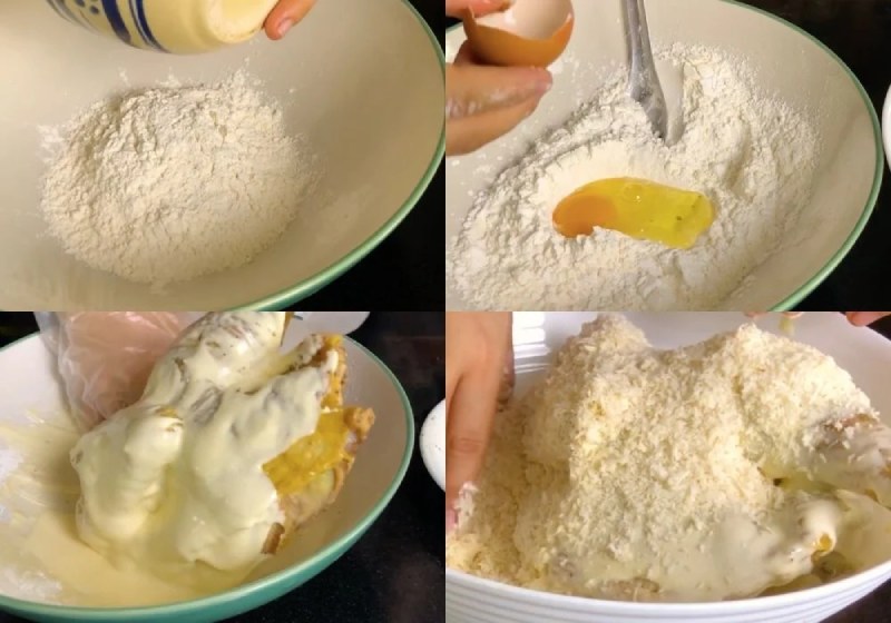 Công đoạn chuẩn bị bột