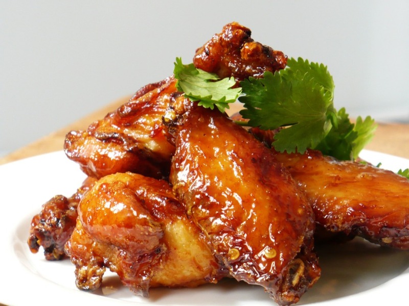 Thành phẩm món cánh gà nướng mật ong