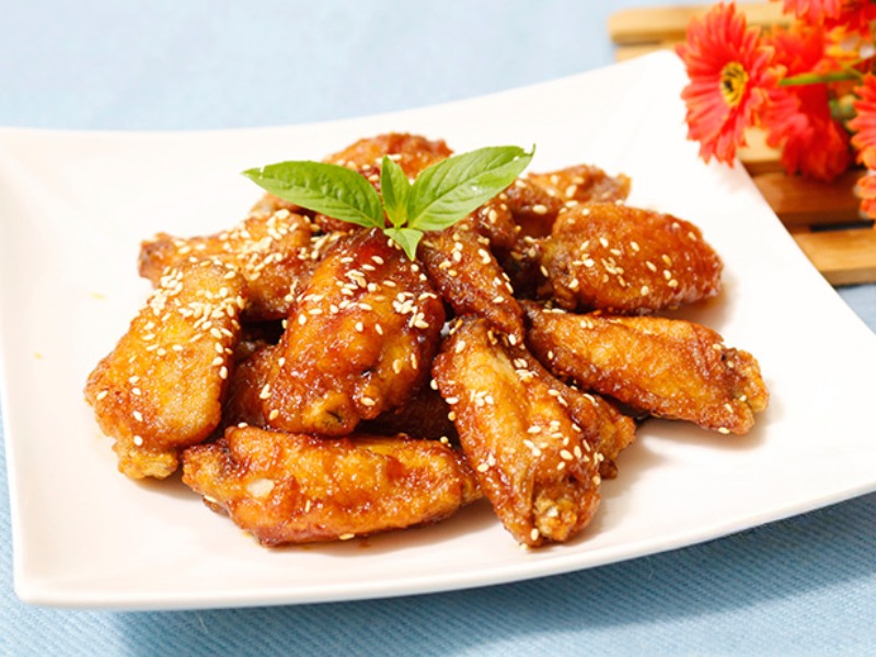 Những chú ý khi chế biến cánh gà chiên mật ong và coca