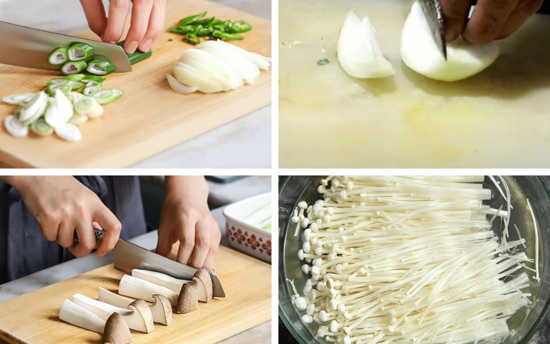 Sơ chế biến rau củ