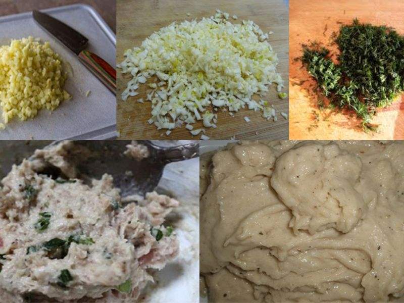 Sơ chế nguyên liệu làm chả các chay từ củ năng