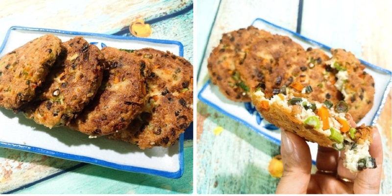 chả đậu phụ chay rau củ rất cuốn vị