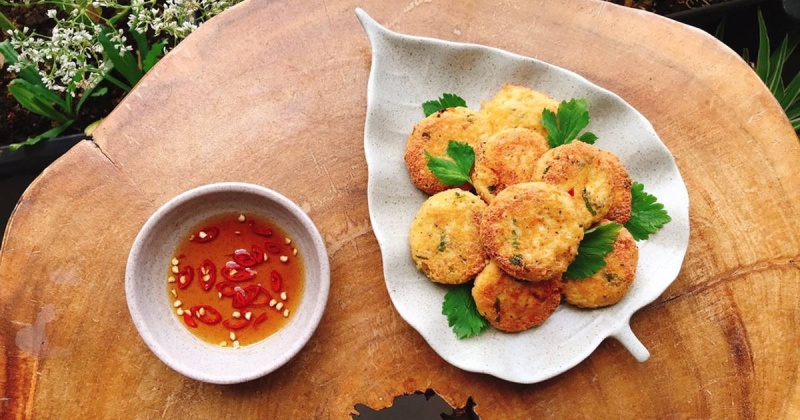 chả đậu xanh chay làm tại nhà đơn giản