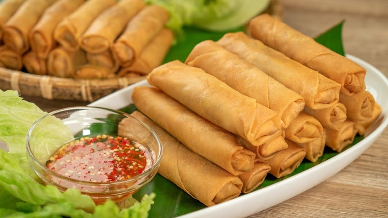 cách làm chả giò chay ngon hấp dẫn không thua kém gì chả mặn