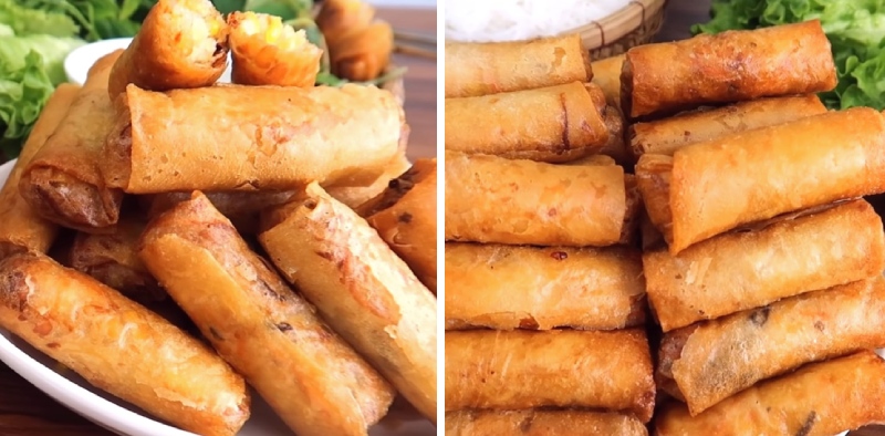 chả giò ăn nóng rất hấp dẫn