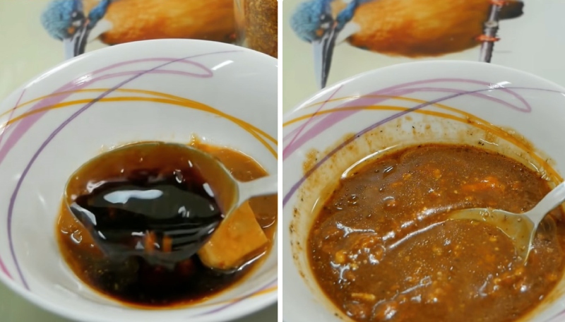 Hướng dẫn pha chế trộn sốt chả hấp chay