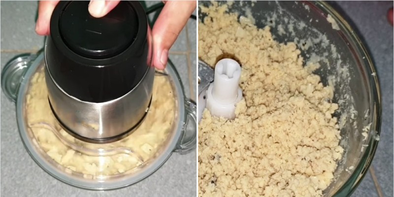 Xay nhuyễn hỗn hợp tàu hũ ky