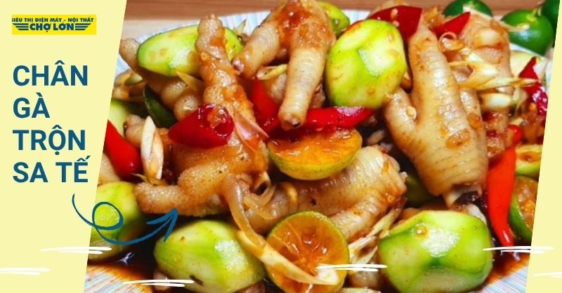 Khám phá cách làm chân gà trộn sa tế