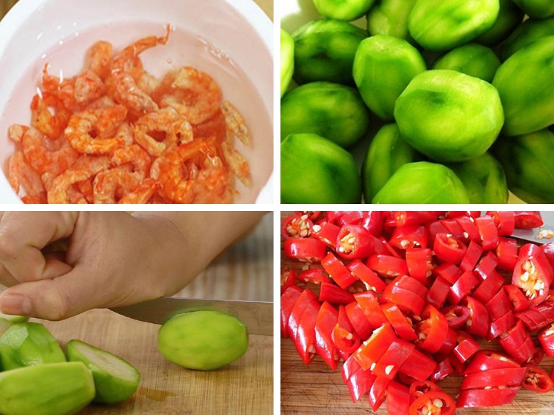 Sơ chế các nguyên liệu phụ khác