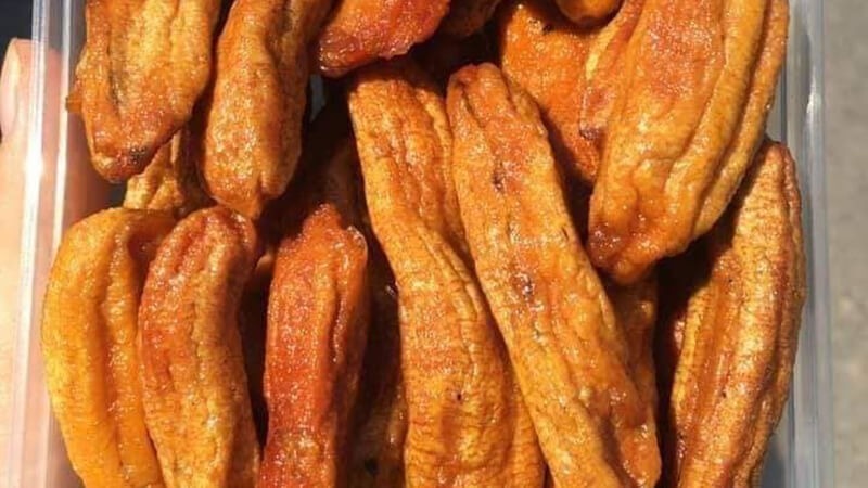 Thành phẩm Chuối sấy dẻo 