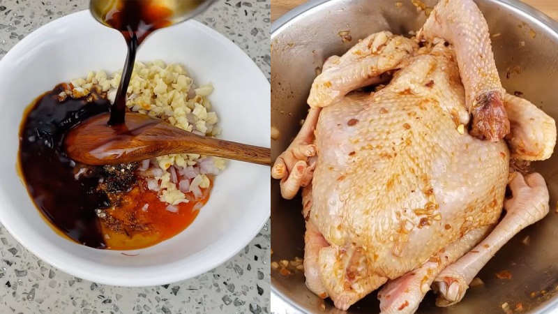 Hướng dẫn pha sốt ướp gà