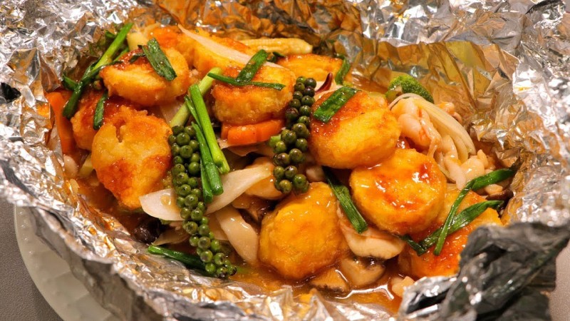 Khám phá cách làm đậu hũ nướng giấy bạc chay thơm ngon