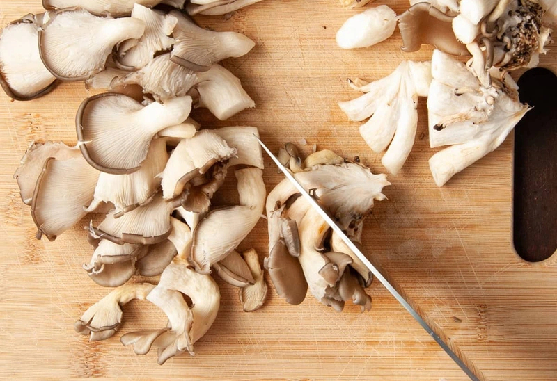 Nấm bào ngư xé nhỏ