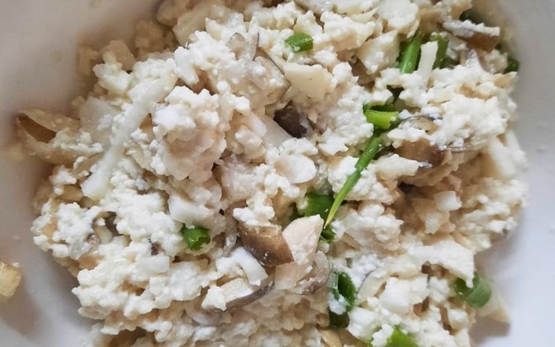 Đậu hũ nghiền nhuyễn