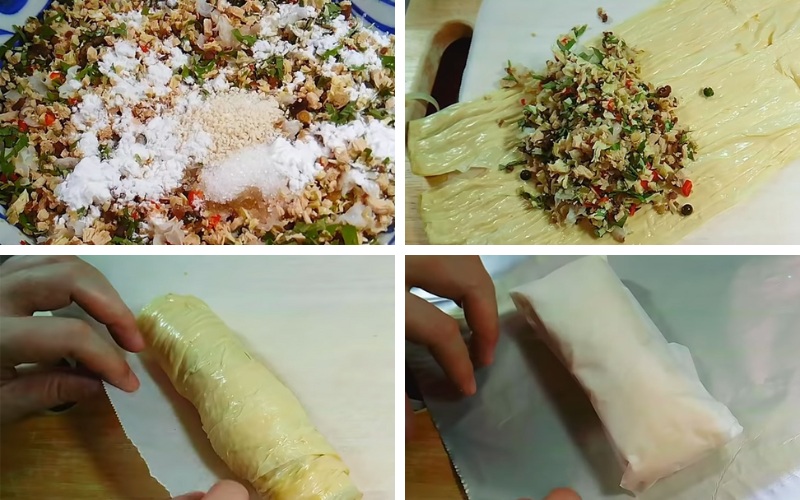 Cuộn dồi bằng tàu hủ