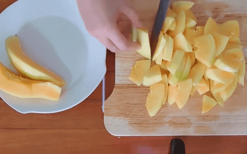 Sơ chế đu đủ