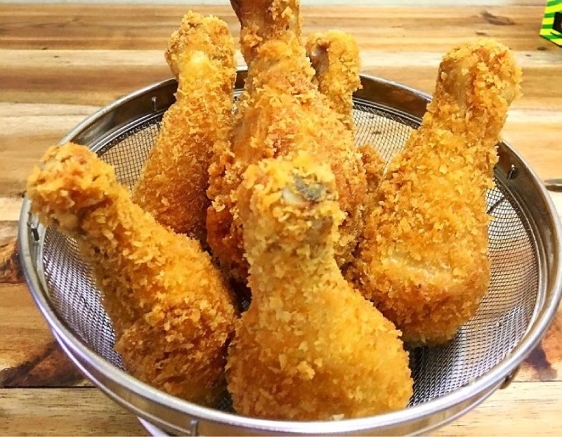 hoàn thành đùi gà chiên giòn cực thơm ngon