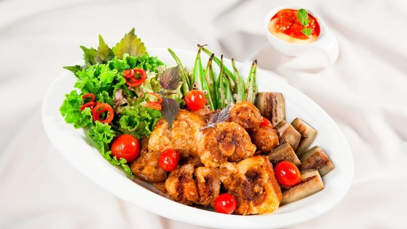 Món đuôi heo nướng chao ngon