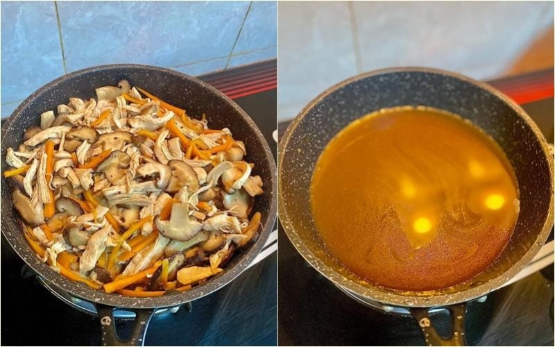 Tiến hành Chế biến nhân thịt gà