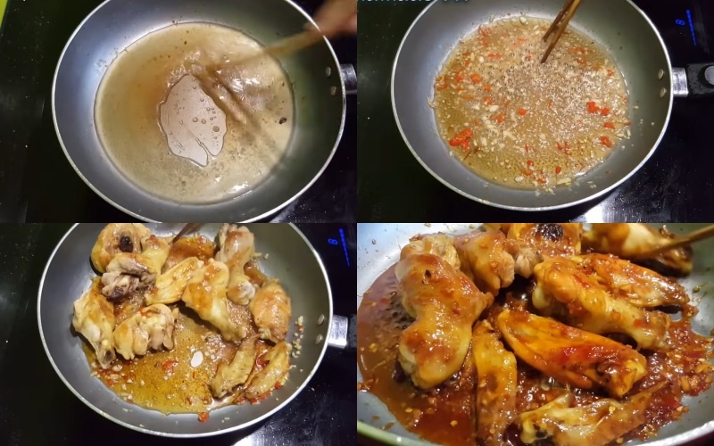 sốt mắm tỏi đậm đà
