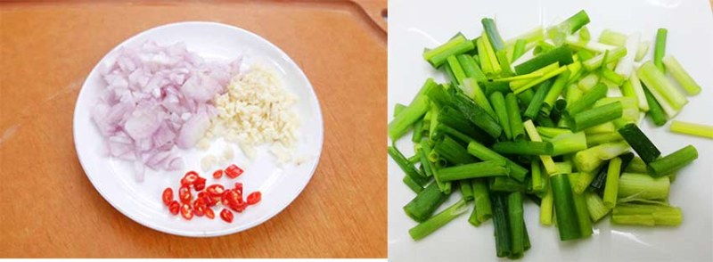 Sơ chế các nguyên liệu phụ kho gà