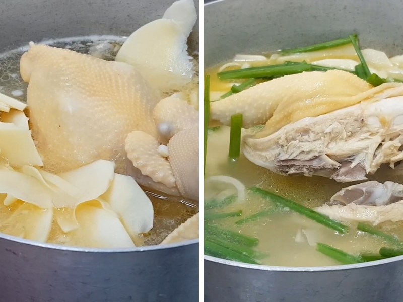 Những lưu ý khi chế biến gà nấu măng tại nhà