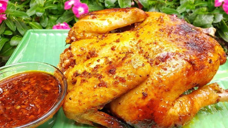Món gà nướng bằng nồi chiên không dầu cực hấp dẫn