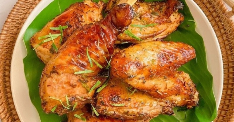Gà nướng muối ớt cực hấp dẫn