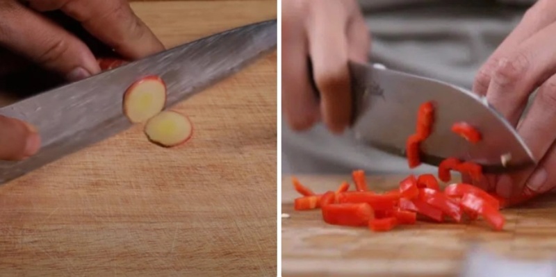 Pha nước mắm gừng ngâm gân bò