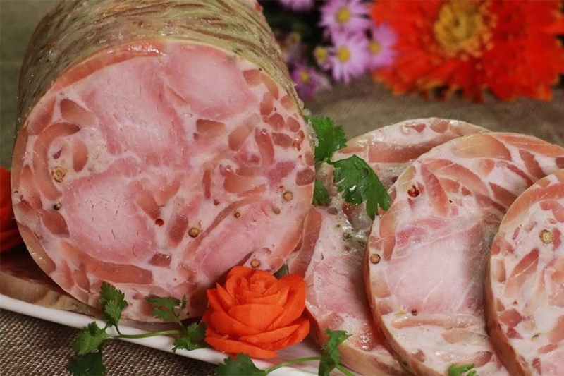 Món giò dăm bông mịn, ngon