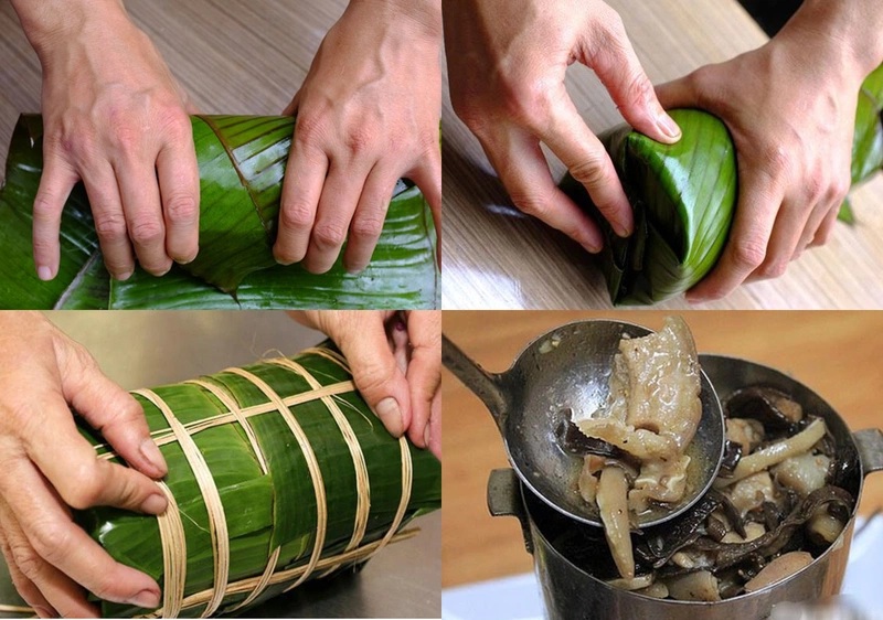 món giò được bó khuôn