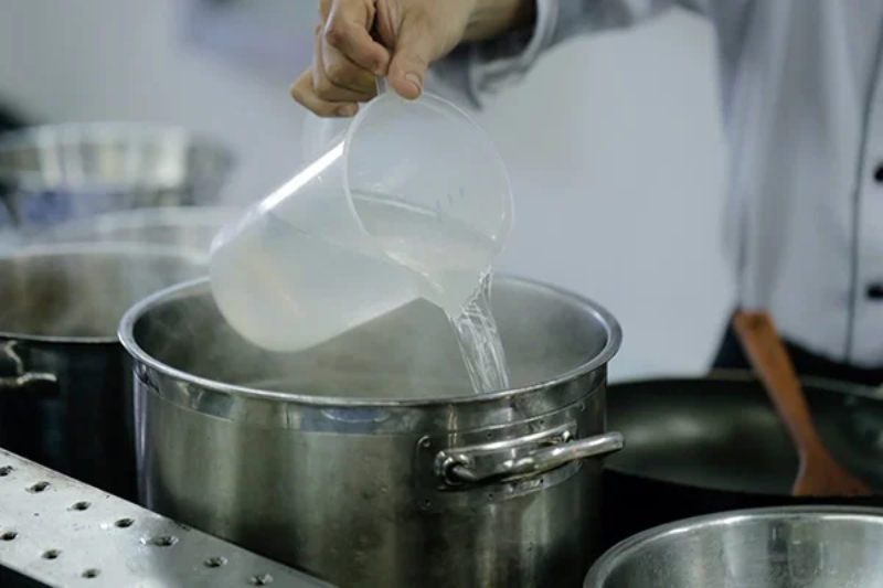 hướng dẫn pha nước trộn bột